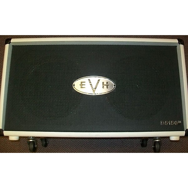 Used EVH 5150 212ST 2X12 White Guitar Cabinet