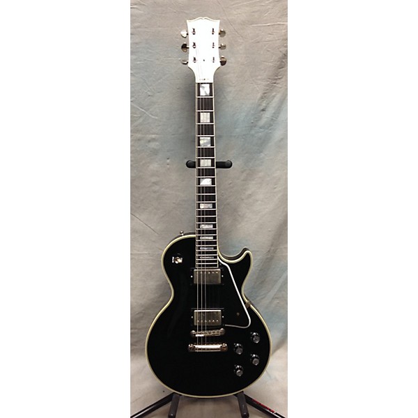 Used 1968 Reissue Les Paul Custom Ebony Solid Body Electric Guitar