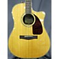 Used Fender CD220SCE Exotic Ovangkol Acoustic Electric Guitar