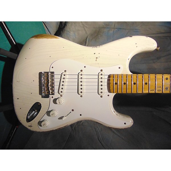 Used 1954 Heavy Relic Stratocaster White Blonde Solid Body Electric Guitar