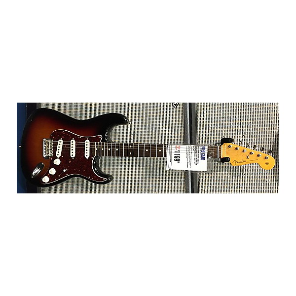 Used Fender John Mayer Signature Stratocaster 3 Color Sunburst Electric Guitar