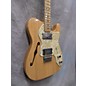 Used 1972 Reissue Thinline Telecaster Antique Natural Hollow Body Electric Guitar thumbnail