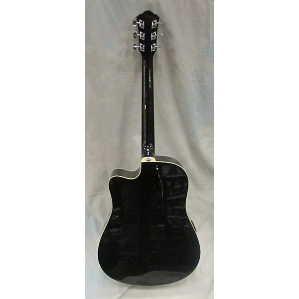 Used Ibanez V70CE Black Acoustic Electric Guitar