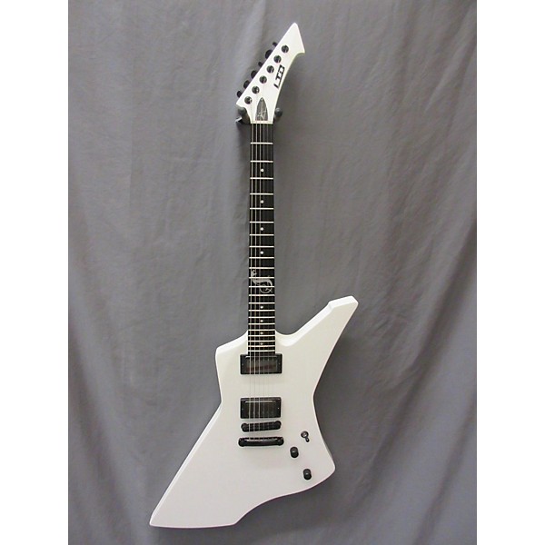 Used James Hetfield Snakebyte White Electric Guitar