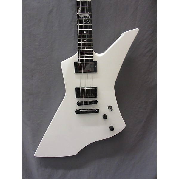 Used James Hetfield Snakebyte White Electric Guitar