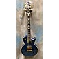Used Les Paul Custom Metallic Blue Solid Body Electric Guitar thumbnail