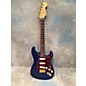 Used Deluxe Player's Stratocaster Midnight Blue Solid Body Electric Guitar thumbnail