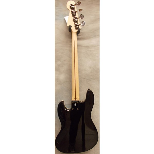 Used Aerodyne Jazz Bass Black And Cream Electric Bass Guitar