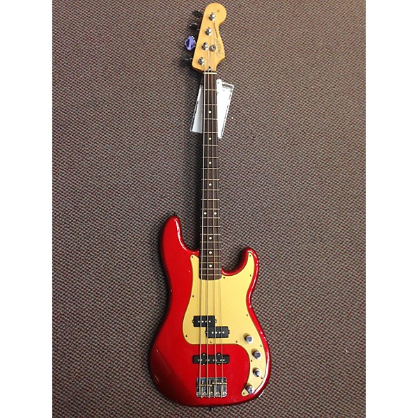 Used Deluxe PJ Bass Candy Apple Red Electric Bass Guitar