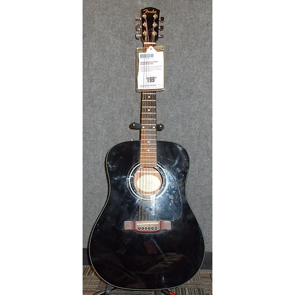 Used Fender Cd-60 Blk Acoustic Guitar