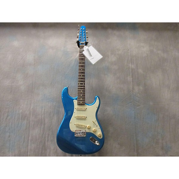 Used 12 String Stratocaster Lake Placid Blue Solid Body Electric Guitar