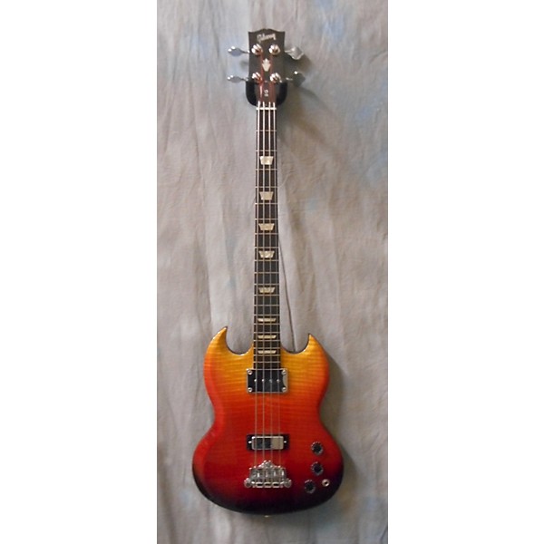 Used SG Bass Supreme Week 18 Guitar Of The Week Fireburst Electric Bass Guitar