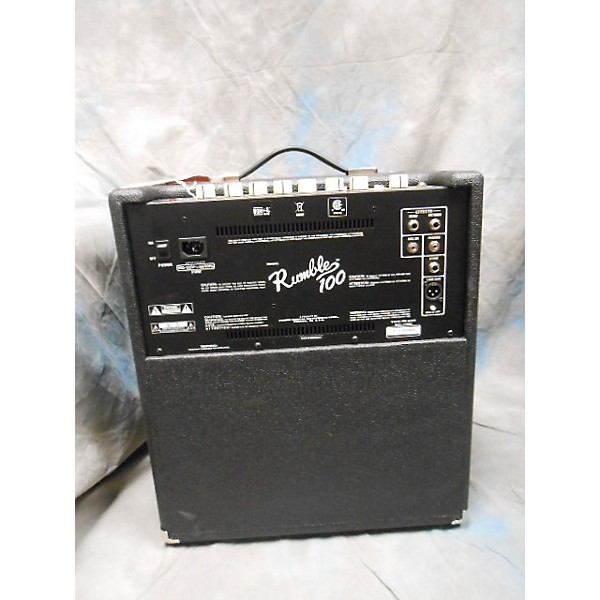 Used Fender Rumble 100 1X15 100W Black Bass Combo Amp