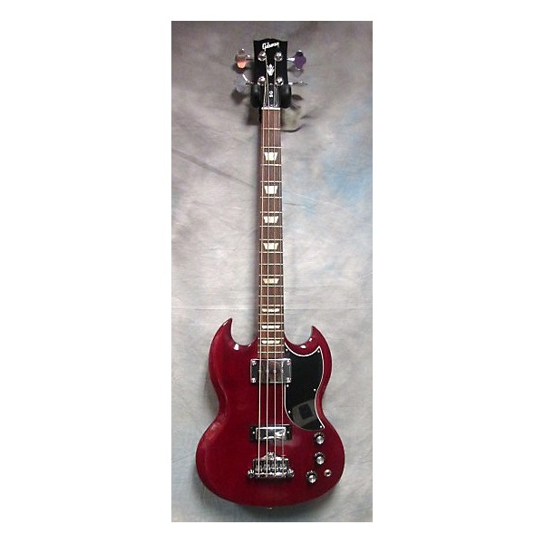 Used SG Bass Cherry Electric Bass Guitar