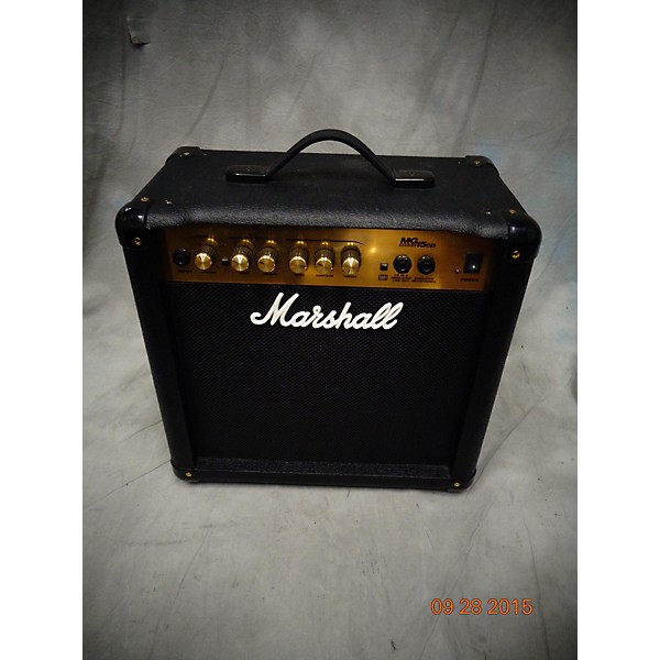 Used Marshall MG15CD 15W 1X8 Guitar Combo Amp
