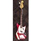 Used Pawn Shop Mustang Bass RED WITH RACING STRIPE Electric Bass Guitar thumbnail