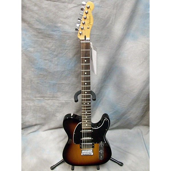 Used Blacktop Baritone Telecaster Sunburst Solid Body Electric Guitar