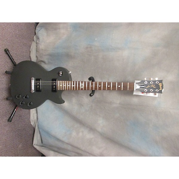 Used Les Paul Melody Maker Satin Black Solid Body Electric Guitar