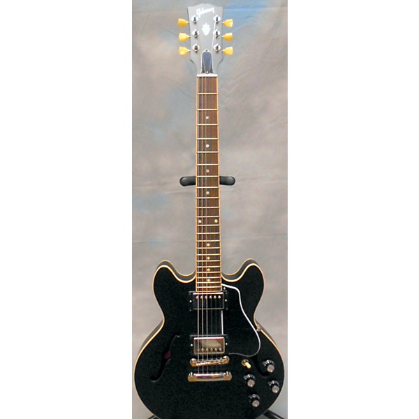 Used ES339 Satin Black Hollow Body Electric Guitar