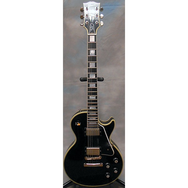 Used 1968 VOS Reissue Les Paul Custom Ebony Solid Body Electric Guitar