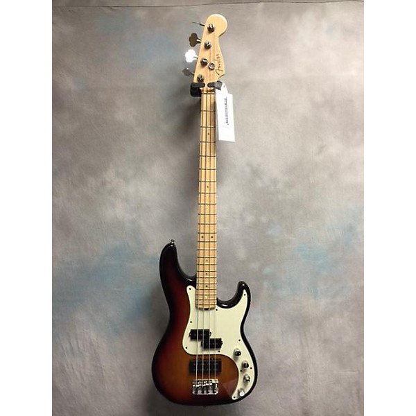 Used American Deluxe Precision Bass 3 Color Sunburst Electric Bass Guitar