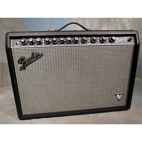 Used Vintage Modified Deluxe Reverb Tube Guitar Combo Amp