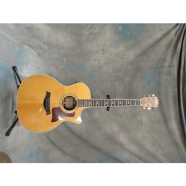 Used Taylor 814ce Brazillian Back And Sides Acoustic Electric Guitar