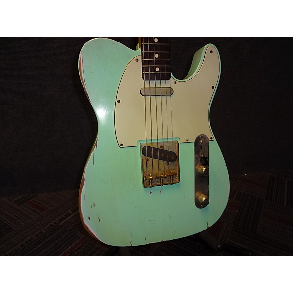 Used Bluesman Vintage Coupe Seafoam Green Solid Body Electric Guitar
