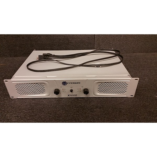 Used Crown X1000 Stereo 2x300W Power Amp