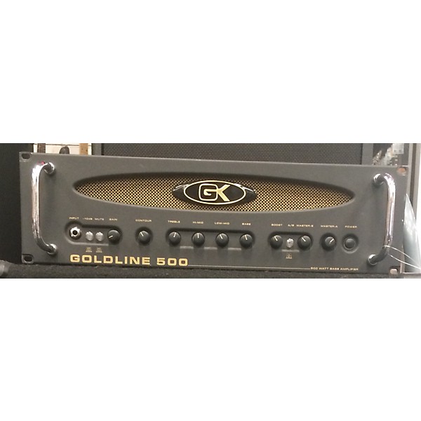 Used Gallien-Krueger Goldline 500 Bass Amp Head