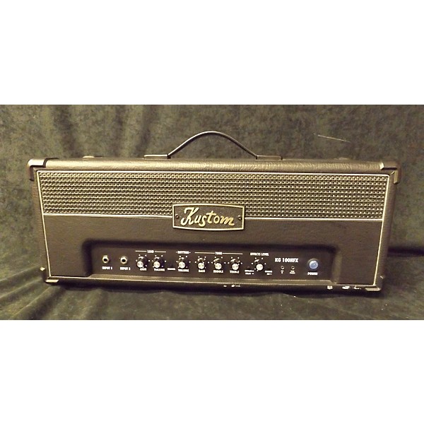 Used Kustom KG100HFX Solid State Guitar Amp Head