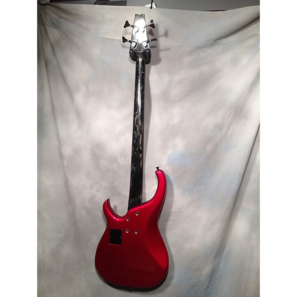 Used Modulus M 92 Chrome Red Metallic Electric Bass Guitar
