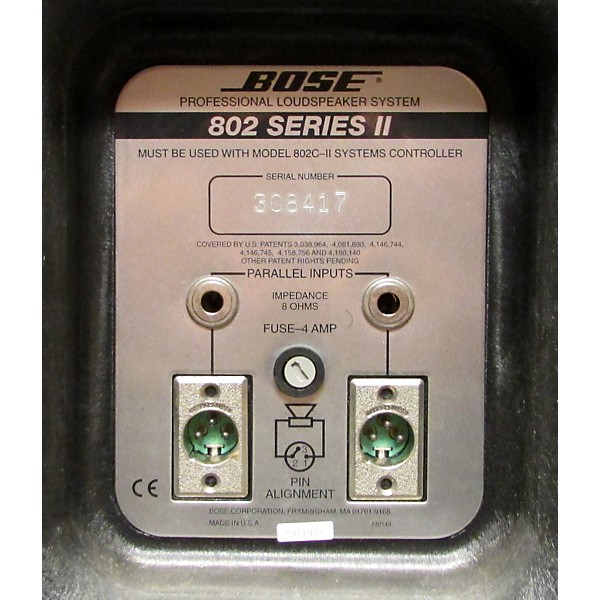 Used Bose 802 Series II Passive Speaker Unpowered Speaker