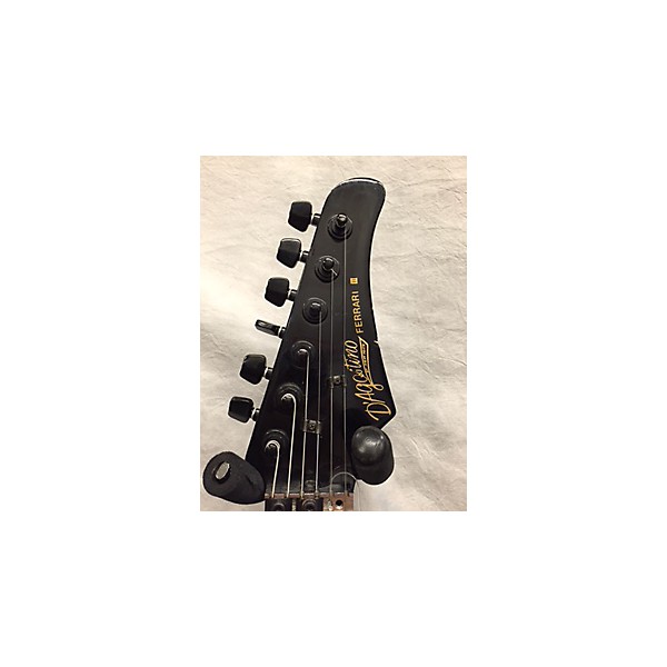 Used Used D'agostino Ferarri III Black Solid Body Electric Guitar