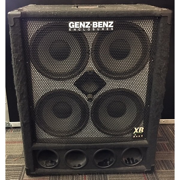 Used Genz Benz GB410T 4Ohm 4x10 Bass Cabinet