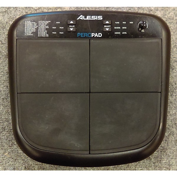 Used Alesis PERCPAD MIDI Percussion Pad Drum MIDI Controller