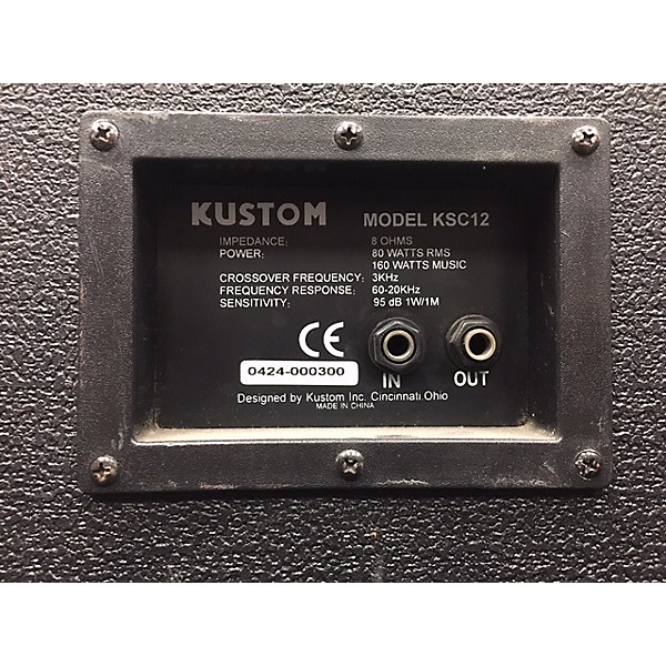 Used Kustom KSC12 Unpowered Monitor