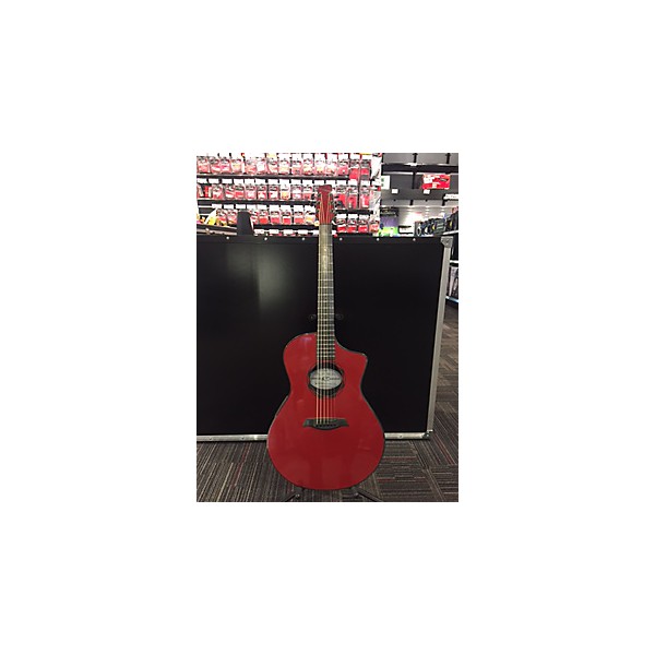 Used Composite Acoustics OX HG RED ELE Acoustic Electric Guitar
