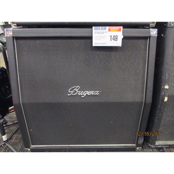 Used Bugera 412H-BK 200W 4x12 Guitar Cabinet