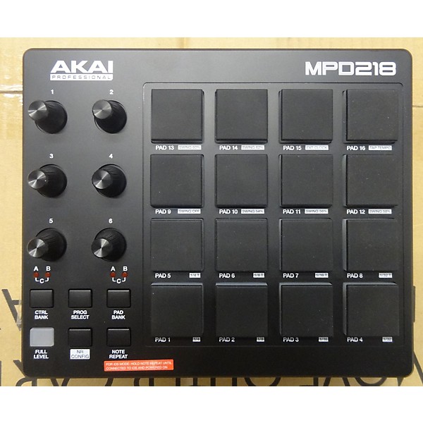 Used Akai Professional MPD218 MIDI Controller