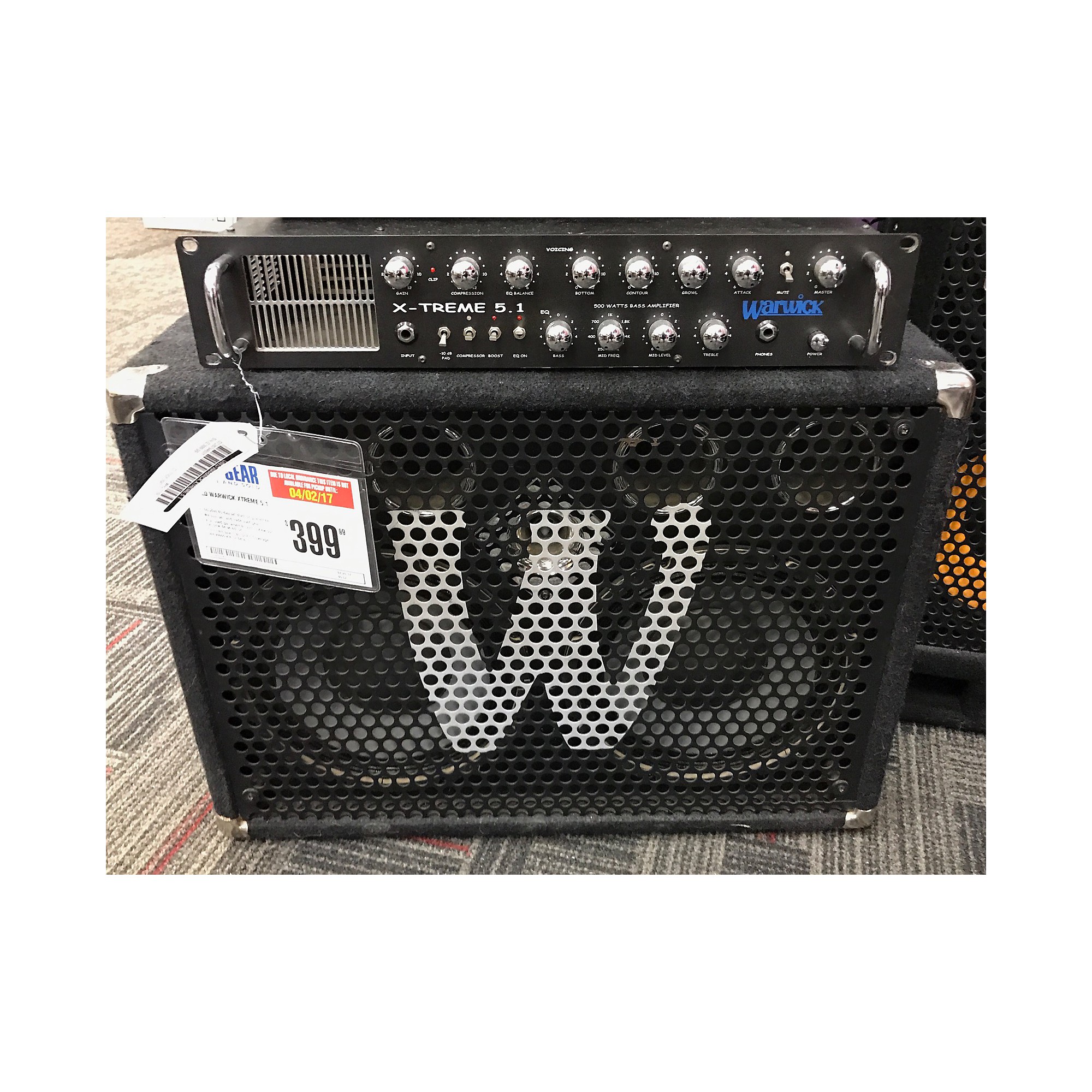 Used Warwick Xtreme 5.1 Bass Amp Head | Guitar Center