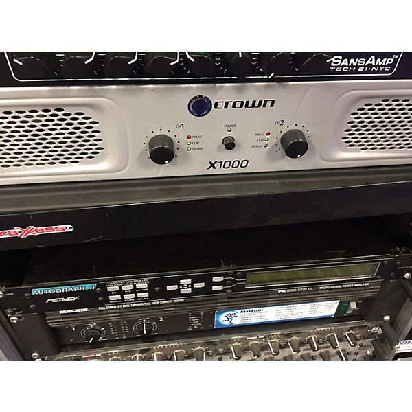 Used Crown X1000 Stereo 2x300W Power Amp