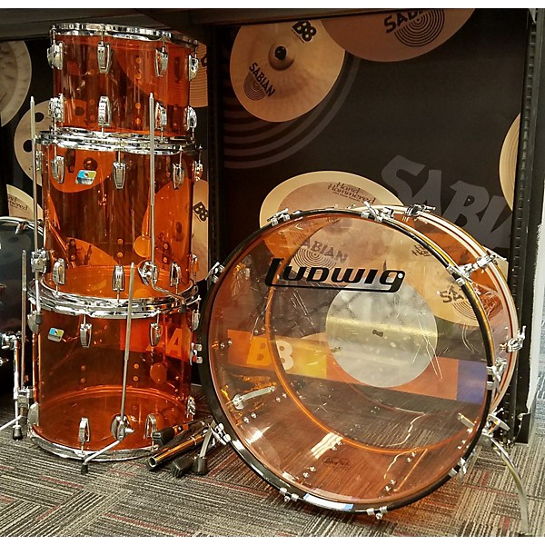 Used Ludwig Vistalite Drum Kit