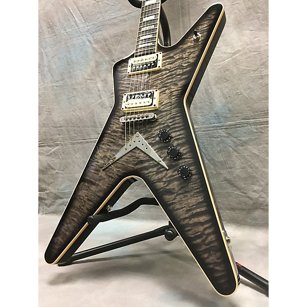 Used USA ML Quilt Top Custom Solid Body Electric Guitar