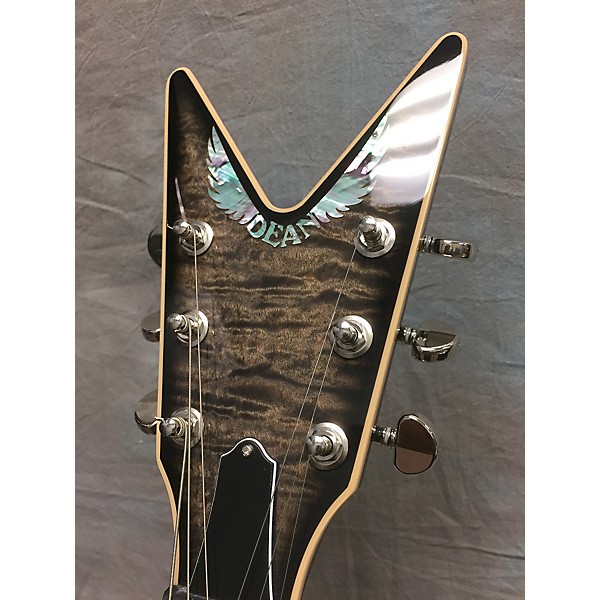 Used USA ML Quilt Top Custom Solid Body Electric Guitar