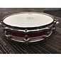 Used Pearl 4X14 Free Floating Brass Piccolo Snare Drum (red) Drum thumbnail