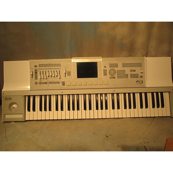 Used KORG M3 61 Key Keyboard Workstation