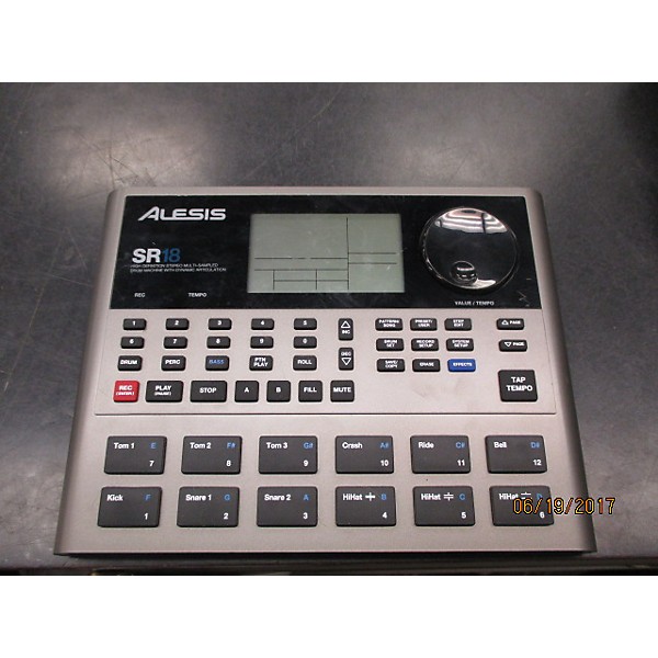 Used Alesis SR18 Drum Machine