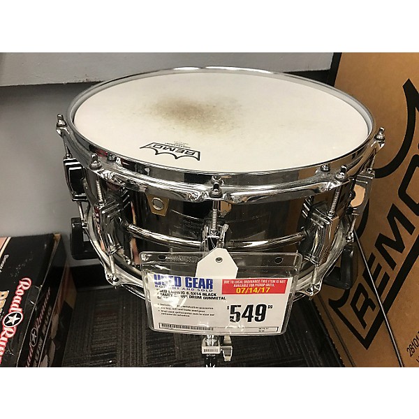 Used Ludwig 6.5X14 Black Beauty Snare Drum