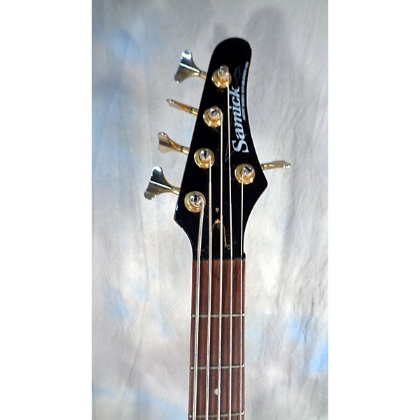 Used Samick Artist Series 5 String Bass Electric Bass Guitar